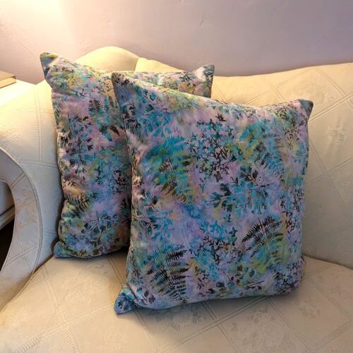 Purple Leaf Throw Pillow - Image 6