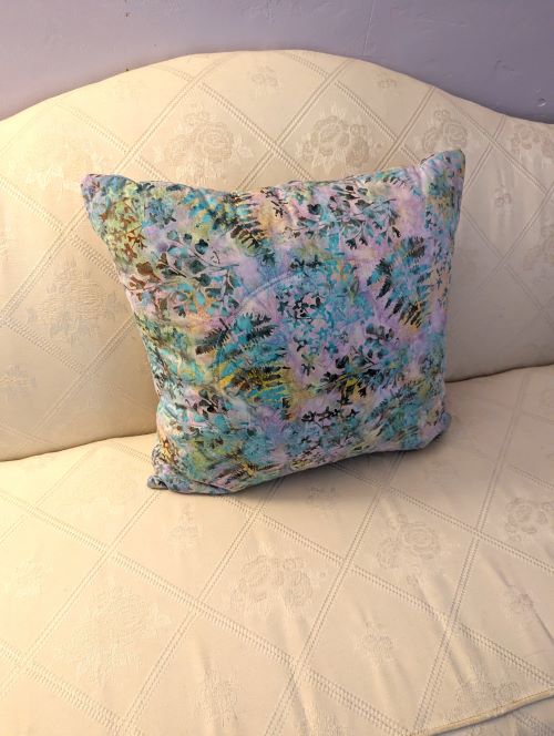 Purple Leaf Throw Pillow - Image 3