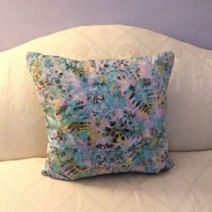 Purple Leaf Throw Pillow