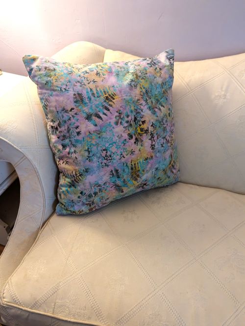 Purple Leaf Throw Pillow - Image 5