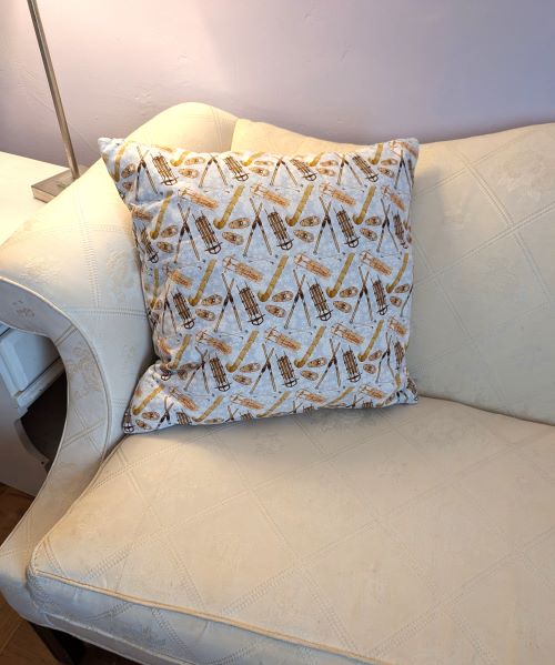 Rustic Sledding Throw Pillow - Image 2