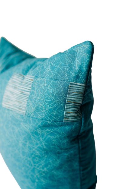 Serenity Blue Throw Pillow - Image 7