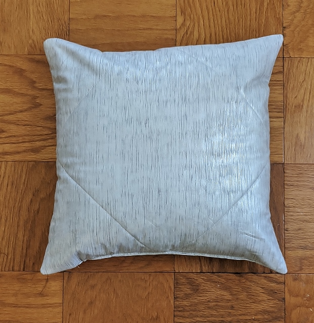 Silver Gray Throw Pillow Duo - Image 3