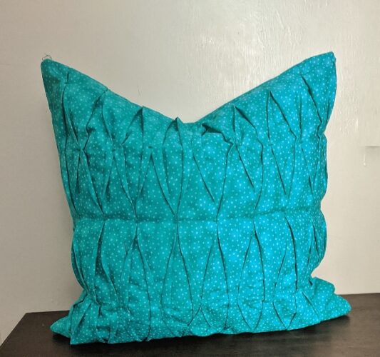 Stars on Teal Throw Pillow