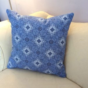 Stone Blue Throw Pillow