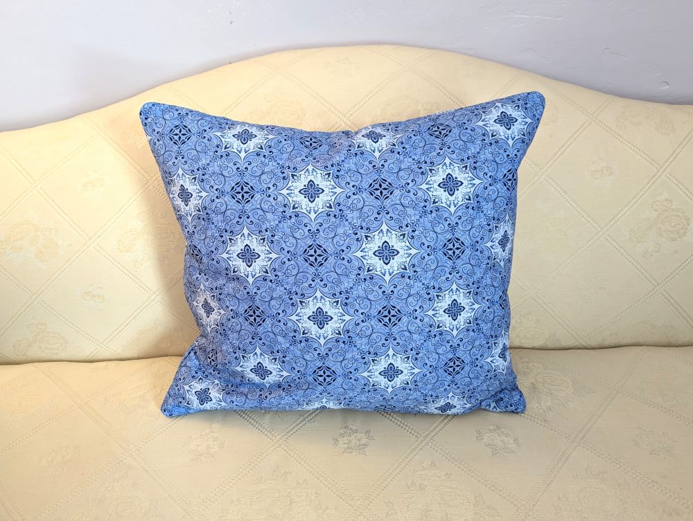 Stone Blue Throw Pillow - Image 2