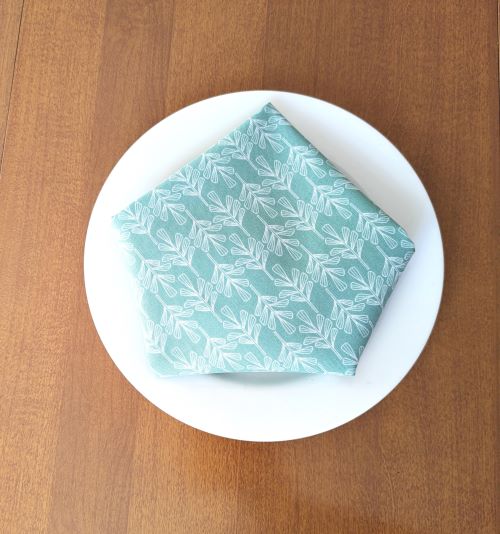Stone Sage Dinner Table Napkins - Image 4