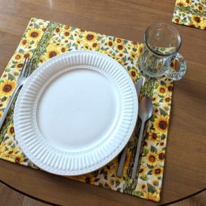 Sunflower Dining Table Placemats