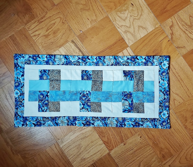 Victoria Floral Modern Table Runner 42 in - Image 3