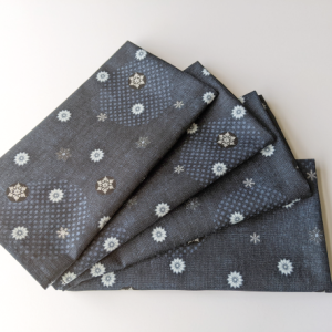 Falling Snowflakes Dinner Table Napkins