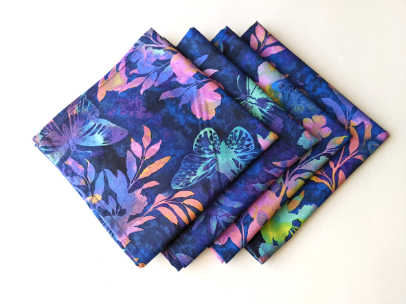 Blue Butterfly Dinner Table Napkins - Image 11