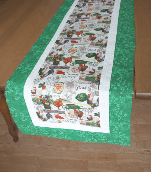 Farmers Market Table Runner Green - Image 4