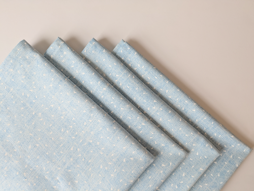 Blue and White Dinner Table Napkins - Image 13