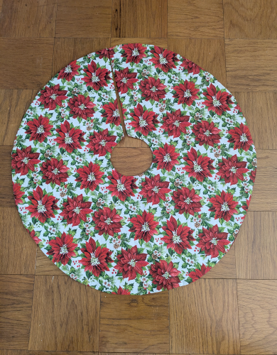 Fresh Poinsettia Tree Skirt - Image 8