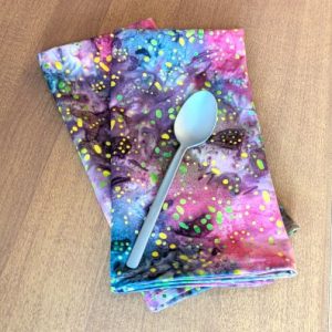 Batik Dinner Table Napkins Nebula