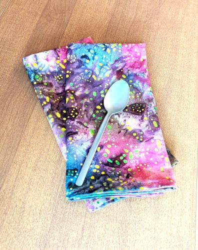 Batik Dinner Table Napkins Nebula - Image 3