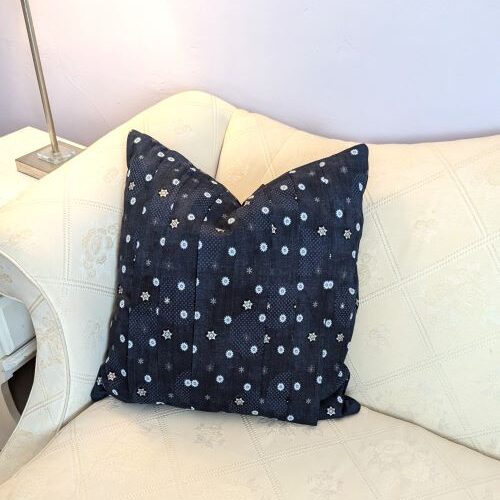 Falling Snowflakes Throw Pillow