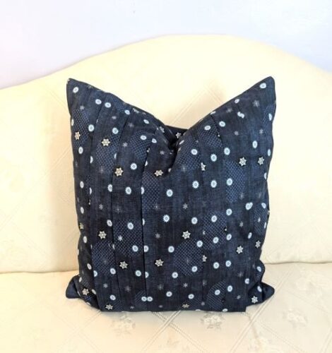 Falling Snowflakes Throw Pillow - Image 4