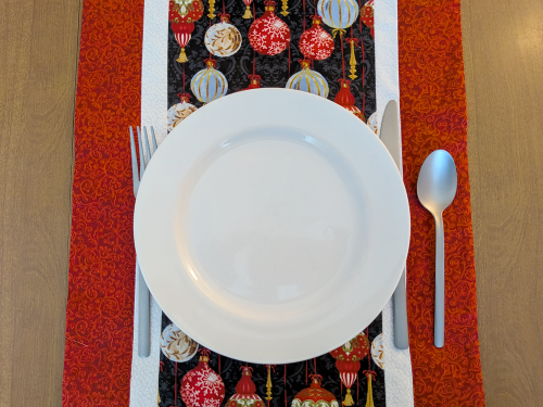 Holiday Wishes Table Runner Napkin Set - Image 2