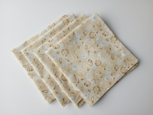 Seashell Dinner Table Napkins - Image 2