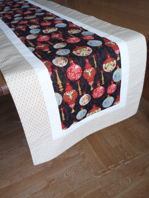 Holiday Wishes Ornament Table Runner - Image 3