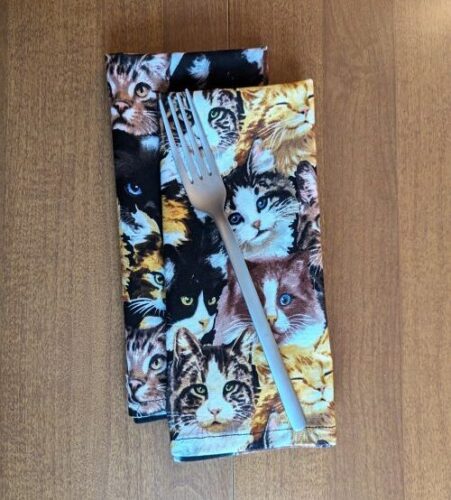 Cats Dinner Table Napkins - Image 5