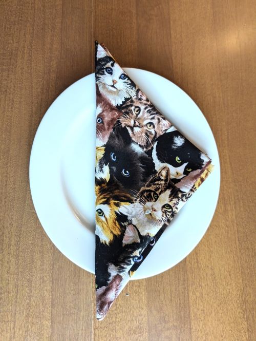 Cats Dinner Table Napkins - Image 4