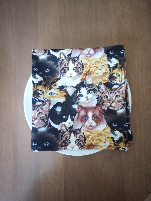 Cats Dinner Table Napkins - Image 3