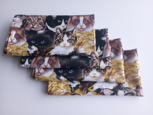Cats Dinner Table Napkins