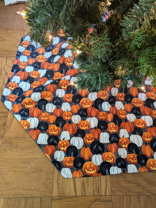 Halloween Christmas Tree Skirt