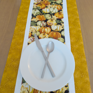 Pumpkin Table Runner Gold