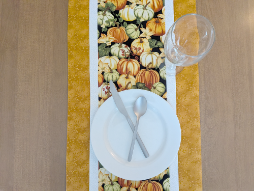 Pumpkin Table Runner Gold - Image 2
