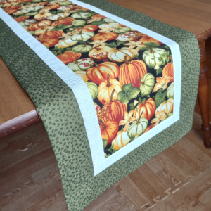 Pumpkin Table Runner Green