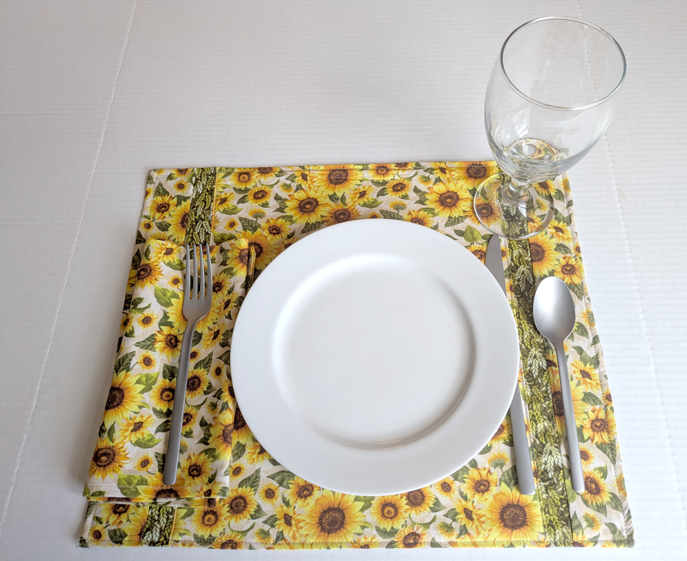Sunflower Placemats Napkin Set - Image 9