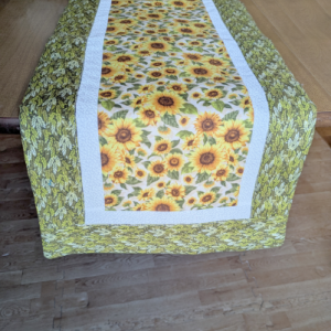 Sunflower Table Runner Green