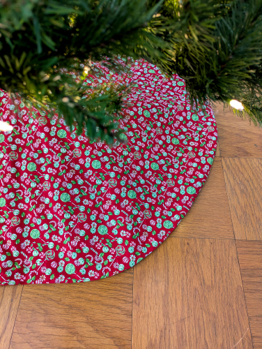 Candy Christmas Tree Skirt