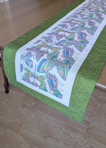 Butterfly Table Runner Green - Image 12