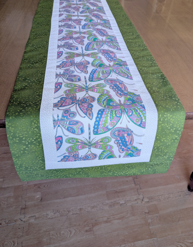 Butterfly Table Runner Green - Image 11