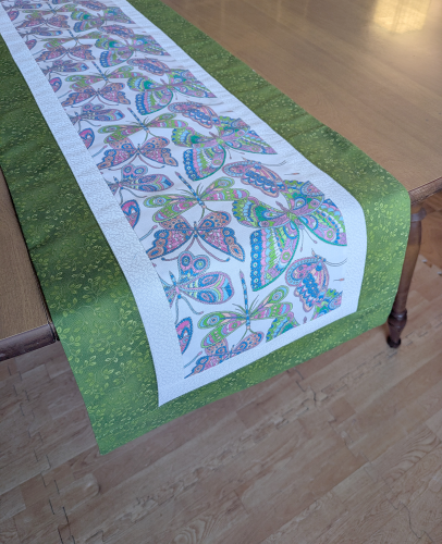 Butterfly Table Runner Green - Image 10