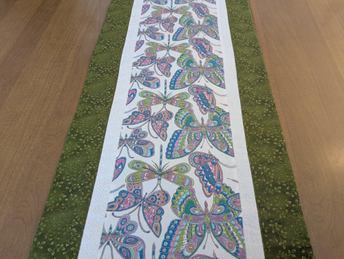 Butterfly Table Runner Green - Image 9