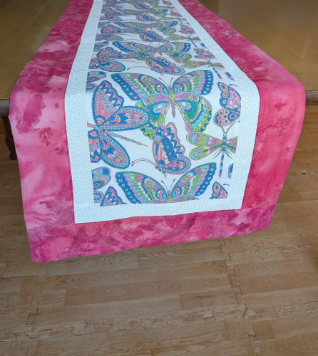 Butterfly Table Runner Pink - Image 7