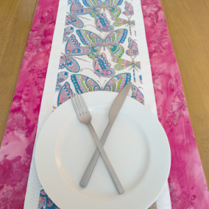 Butterfly Table Runner Pink