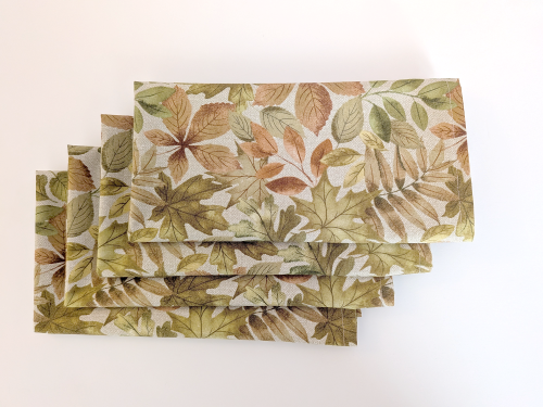 Autumn Splendor Reusable Cotton Napkins