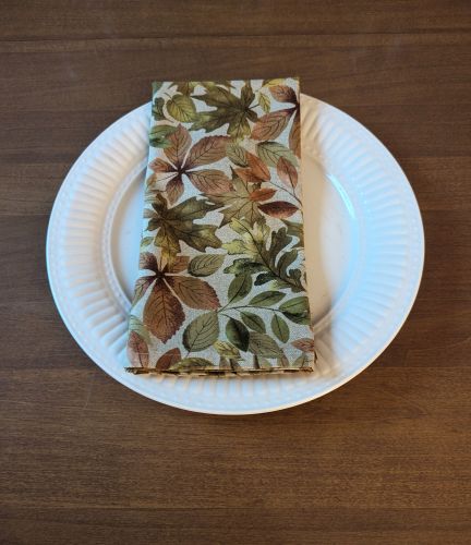 Autumn Splendor Reusable Cotton Napkins - Image 2
