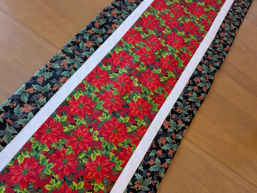 Festive Poinsettia Christmas Runner Holly - Image 10