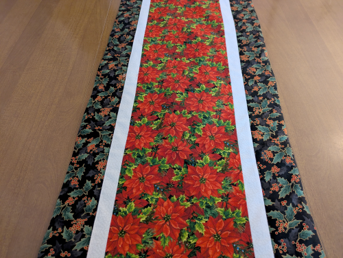 Festive Poinsettia Christmas Runner Holly - Image 11