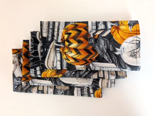 Haunted Harvest Dinner Table Napkins - Image 6