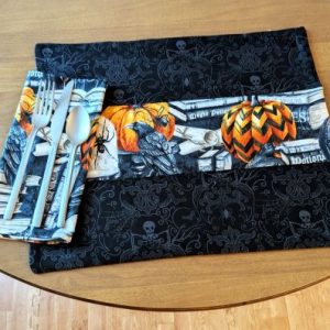 Haunted Harvest Placemat Napkin Set