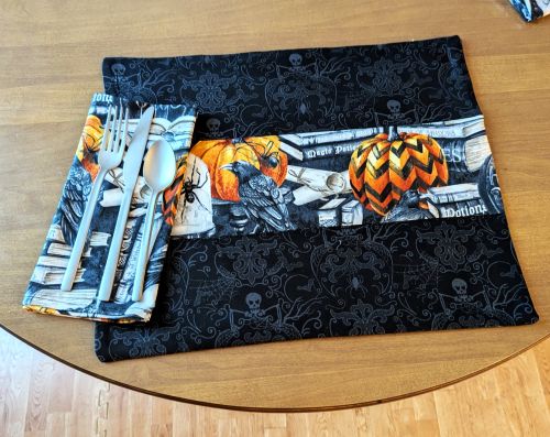 Haunted Harvest Placemat Napkin Set