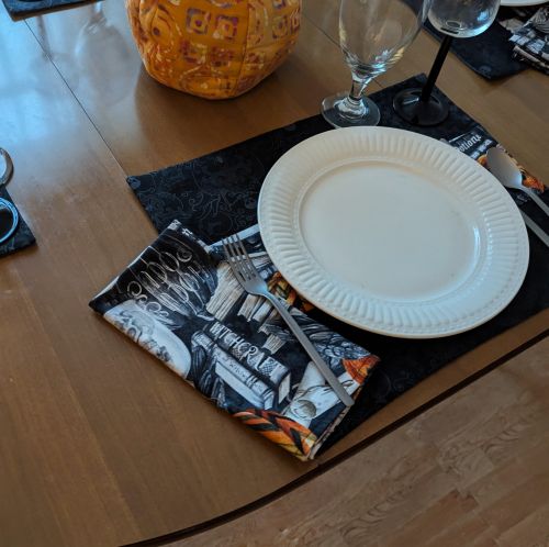 Haunted Harvest Placemat Napkin Set - Image 12